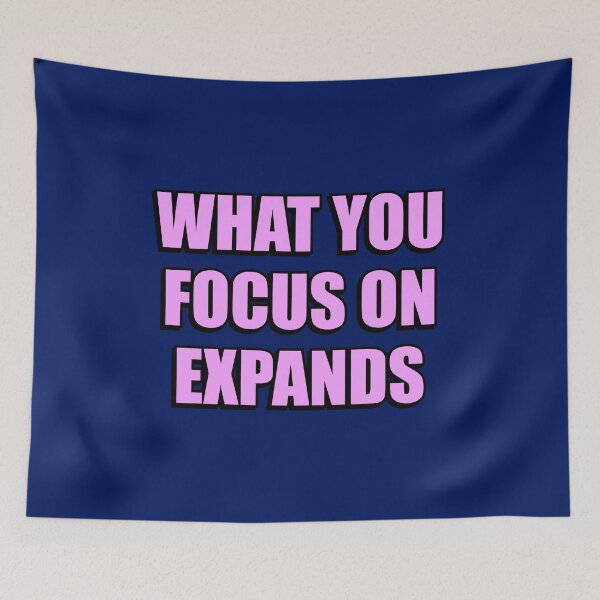 Item preview, Focus quotes - what you focus on expands designed and sold by Inspirationmotivation.