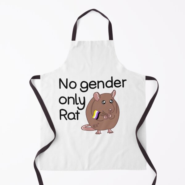 Item preview, No Gender Only Rat Nonbinary Pride Drawing designed and sold by SentABear.