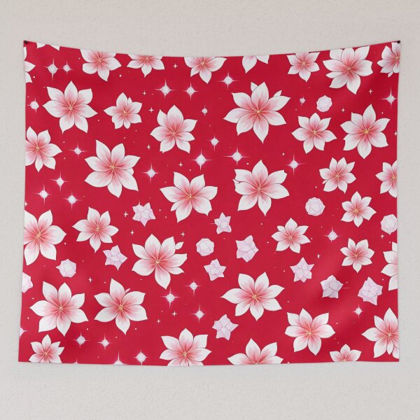 Item preview, Crystalized Red Floral designed and sold by SeamCraft.