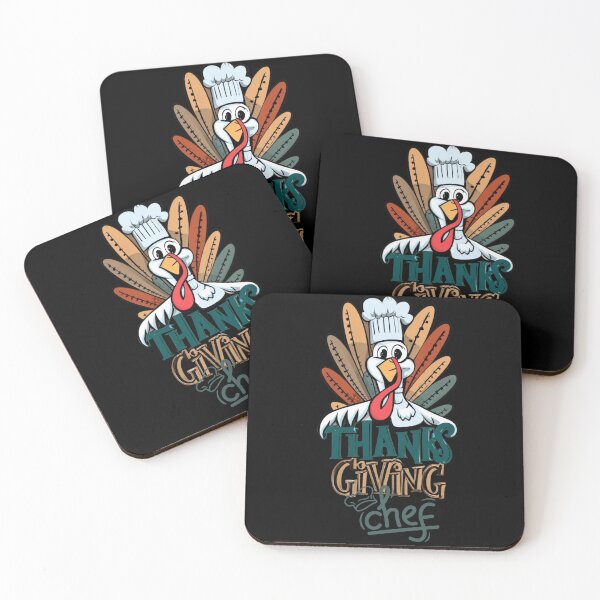 Item preview, Turkey Happy Thanksgiving Chef designed and sold by ArtFeverShop.