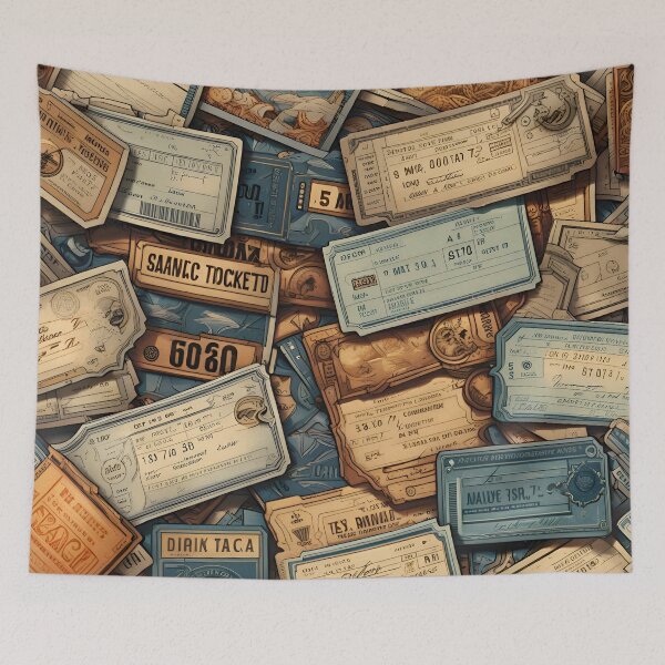 Item preview, Air Tickets designed and sold by SeamCraft.
