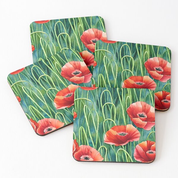 Item preview, Pretty Poppies  designed and sold by Poetic Patterns Studio.