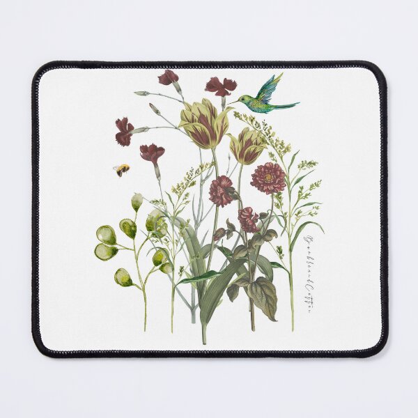 Artikelvorschau, Botanicals & Kolibri entworfen und verkauft von BumbleandCotton.