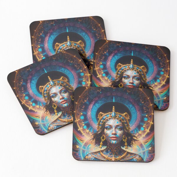 Item preview, Techno-Shaman (8.1) - Trippy Psychedelic Art designed and sold by TheThirdEye.