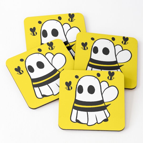 Item preview, Ghost Just Living and Having Fun With Bees designed and sold by Charcoalart.