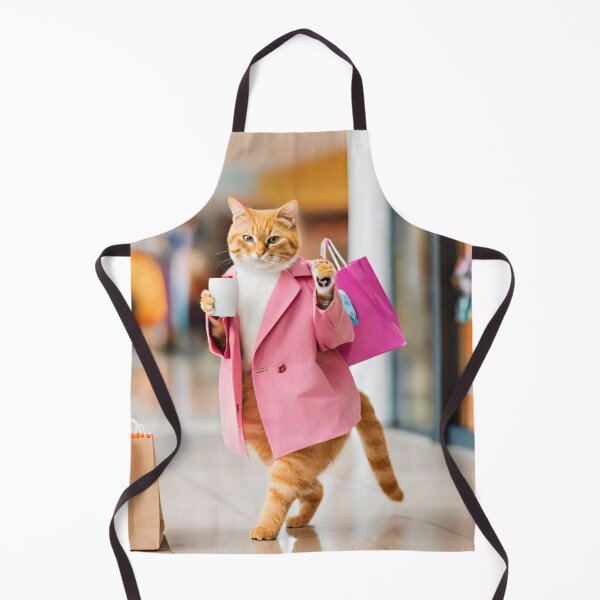 Item preview, Sunny's Stylish Cityscape: A Purrfect Blend of Fashion, Coffee, and Retail Therapy designed and sold by CanArtVision.