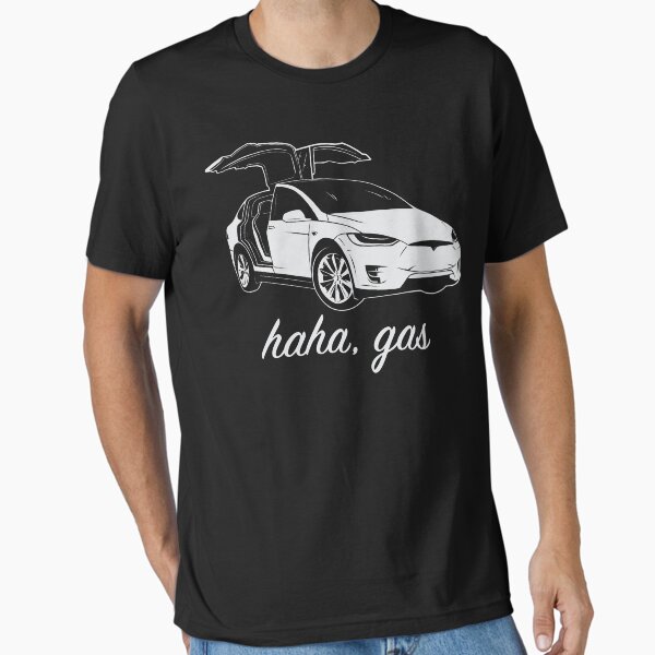 Artikel-Vorschau von Haha, Gas - Tesla Modell X - Elon Musk, designt und verkauft von elonscloset.
