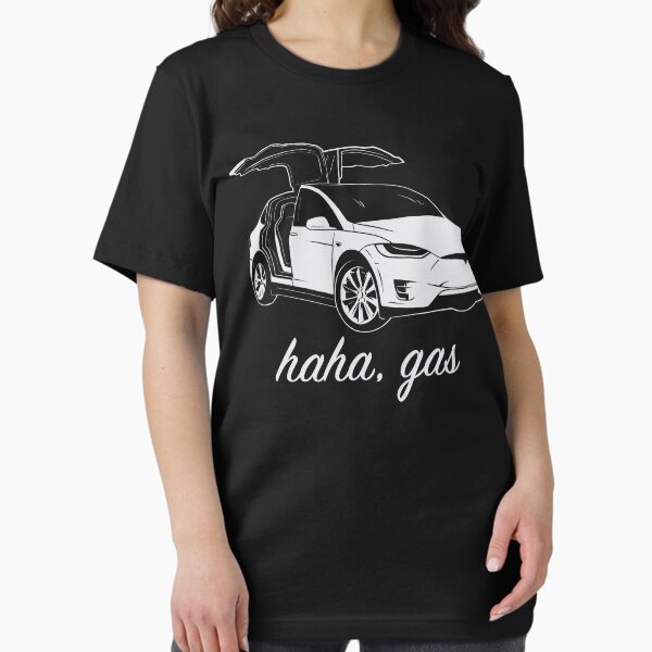 Haha, Gas - Tesla Model X - Elon Musk Essential T-Shirt