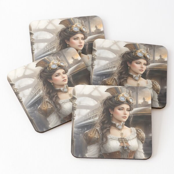 Item preview, train station girl designed and sold by InnovaDigital.