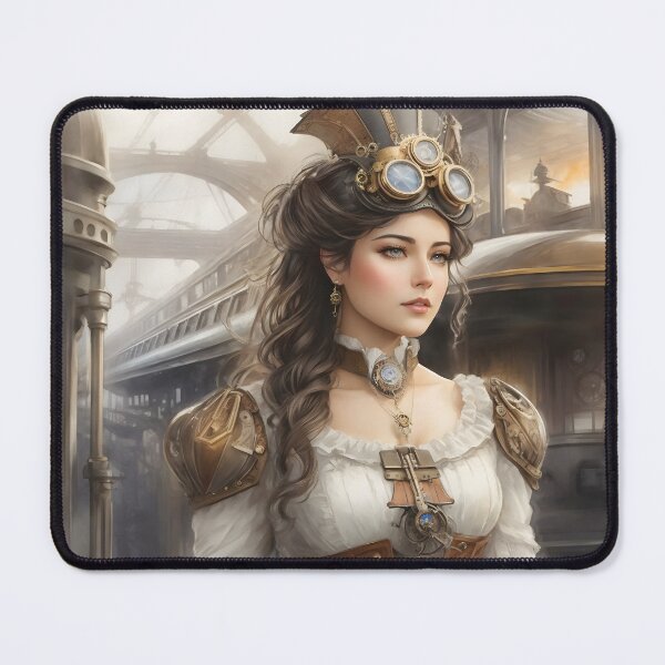 Item preview, train station girl designed and sold by InnovaDigital.