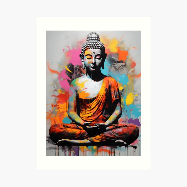 Zen Religion Meditation Buddhism Poster and Print Canvas Painting