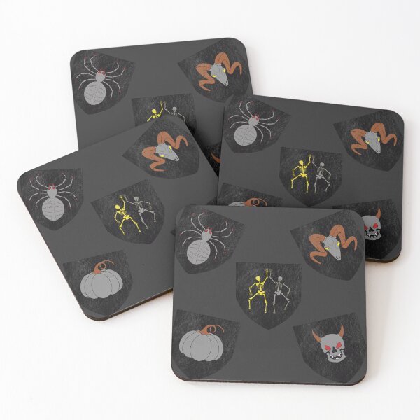 Item preview, black “halloween” coats of arms designed and sold by lothindil.