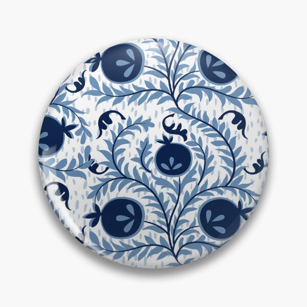 Item preview, Shades of Blue Pomegranites designed and sold by Pamelandia.