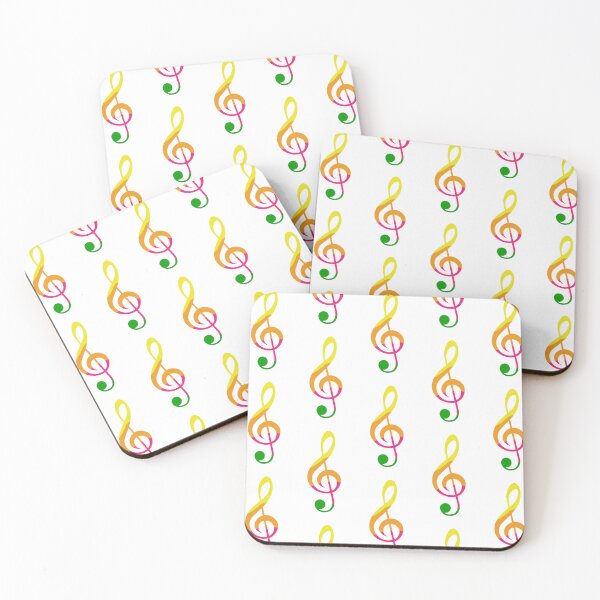 Item preview, Vibrant Treble Clef designed and sold by Kamil Szumowski.