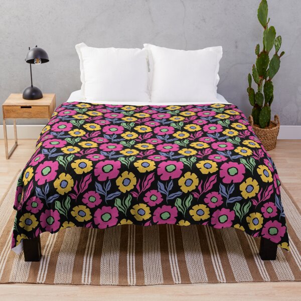 Item preview, groovy flowers daisies rerto waves style designed and sold by SHOPAHD.