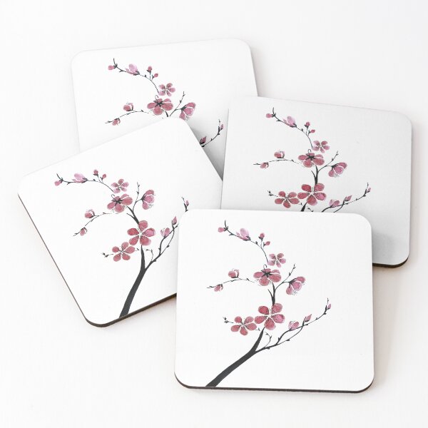 Item preview, Cherry Branch in Sumie designed and sold by joynest-design.