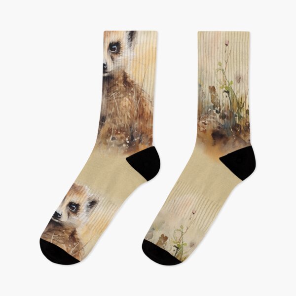 Item preview, Watercolor Meerkat designed and sold by Paninato.