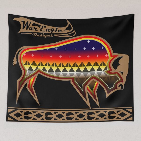 Item preview, Protecting the People Brown Buffalo  designed and sold by MelvinWarEagle.