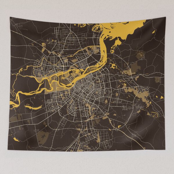 Item preview, Harbin City Map of Heilongjiang, China - Pastel designed and sold by deMAP.