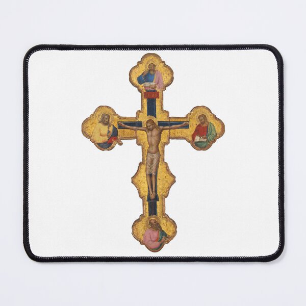 Item preview, Crucifix of Jesus Christ with Evangelists designed and sold by AmenAmenAmen.
