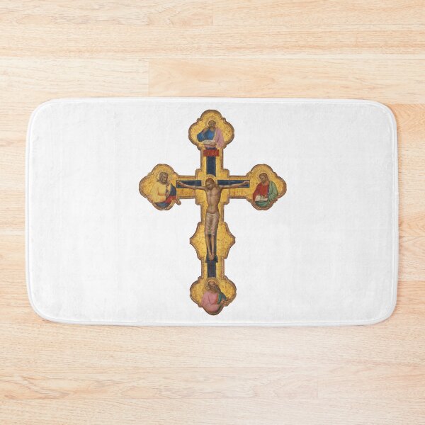 Item preview, Crucifix of Jesus Christ with Evangelists designed and sold by AmenAmenAmen.
