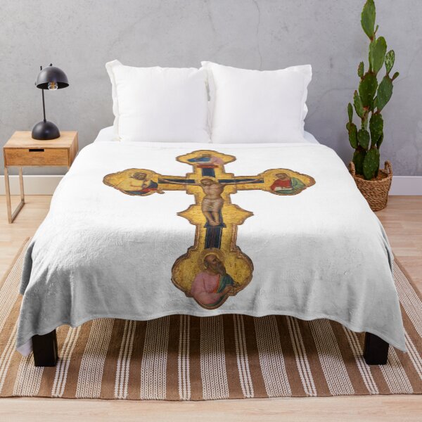 Item preview, Crucifix of Jesus Christ with Evangelists designed and sold by AmenAmenAmen.