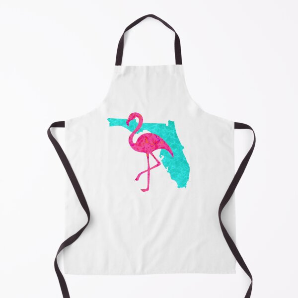 Item preview, Pink Flamingo & Water Waves Florida designed and sold by ArtbyJanaye.