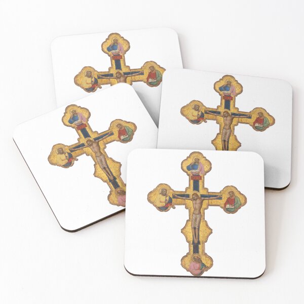 Item preview, Crucifix of Jesus Christ with Evangelists designed and sold by AmenAmenAmen.
