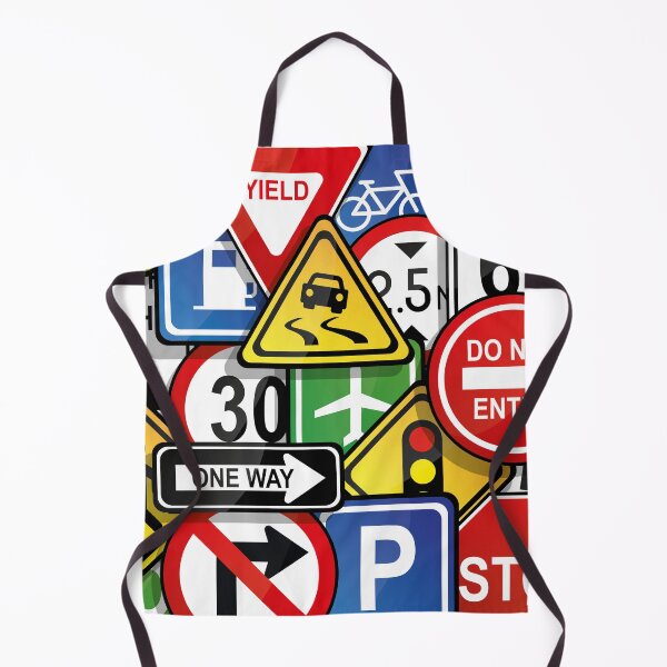 Item preview, Traffic signs collage, road signs design designed and sold by therockstuff.