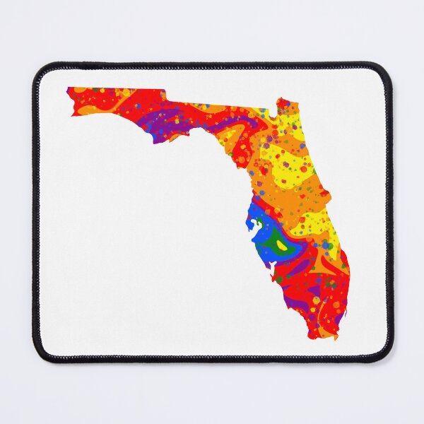 Item preview, Colorful Abstract Rainbow Pride Florida  designed and sold by ArtbyJanaye.