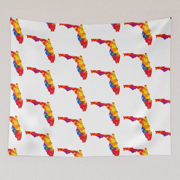 Item preview, Colorful Abstract Rainbow Pride Florida  designed and sold by ArtbyJanaye.