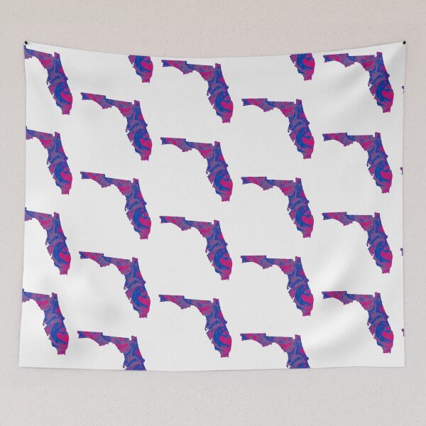 Item preview, Purple Pink Blue Bi Pride Florida  designed and sold by ArtbyJanaye.