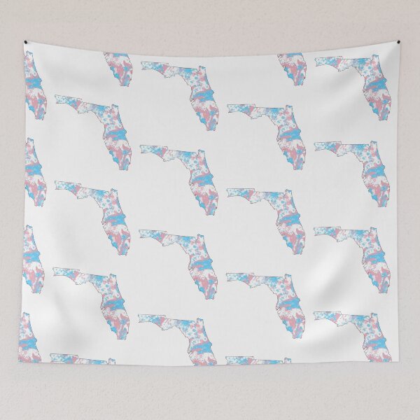 Item preview, Pastel Pink and Blue Trans Pride Florida  designed and sold by ArtbyJanaye.