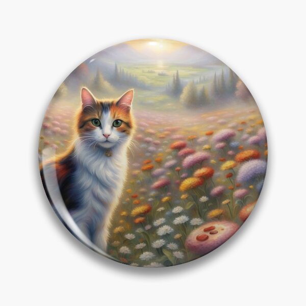Item preview, 9 lives in the flower meadow designed and sold by BADGER-METAL.