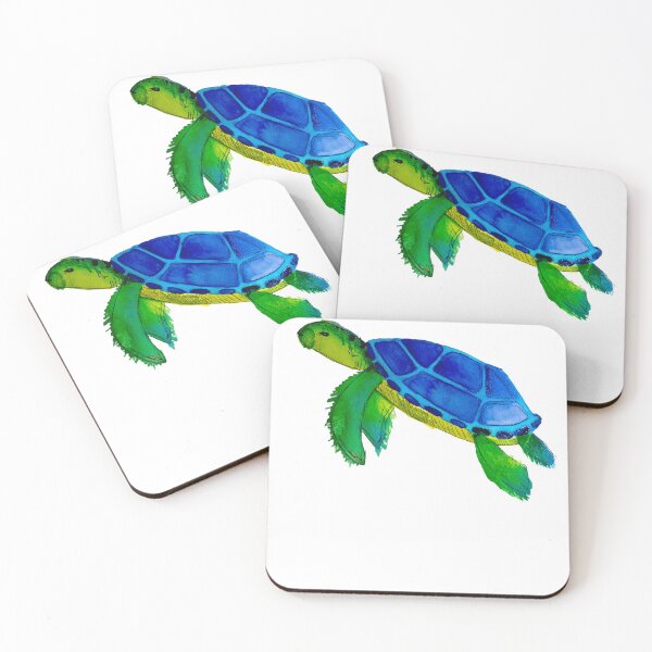 Item preview, Galapagos sea tortoise made with watercolors designed and sold by BrianaCamilaB.
