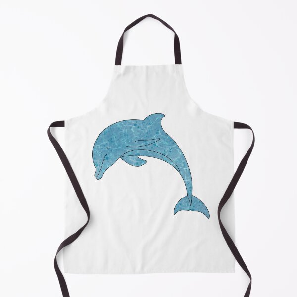 Item preview, Water Waves Paint Splatter Dolphin Abstract designed and sold by ArtbyJanaye.