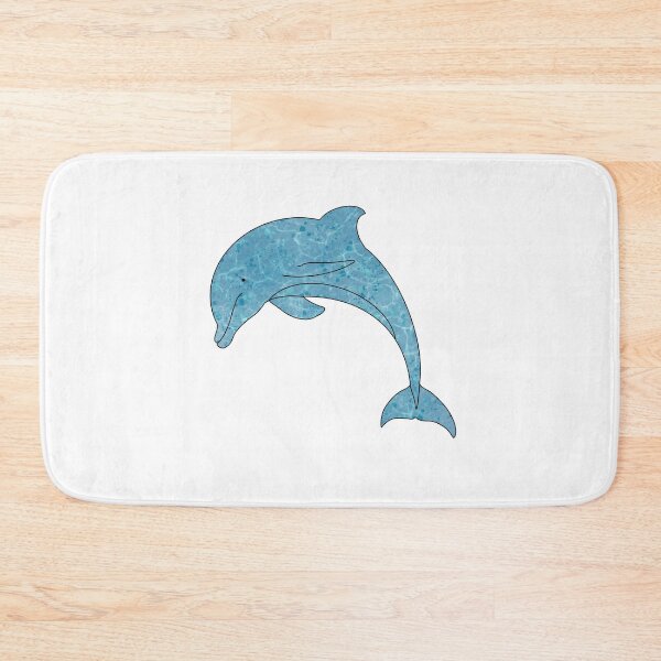 Item preview, Water Waves Paint Splatter Dolphin Abstract  designed and sold by ArtbyJanaye.