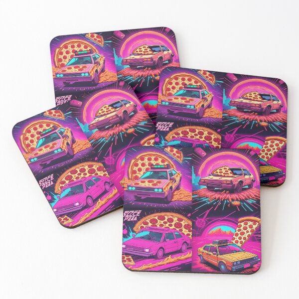 Item preview, Retro 80s Pizza Party designed and sold by BADGER-METAL.