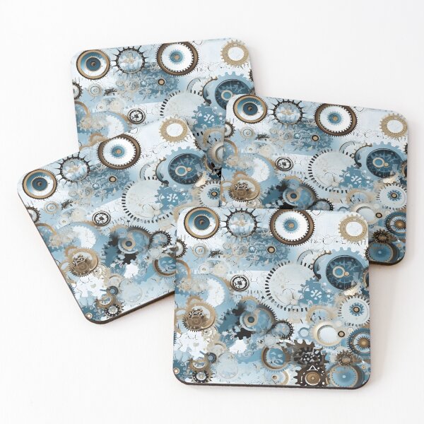 Item preview, Steampunk Winter II (large pattern) designed and sold by the-lamplighter.