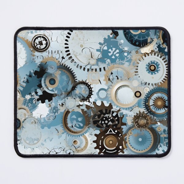 Item preview, Steampunk Winter II (large pattern) designed and sold by the-lamplighter.