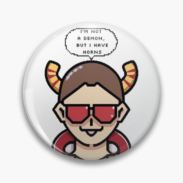 Item preview, I am not a demon, but I have horns | Pixel Style designed and sold by CircinusStore.