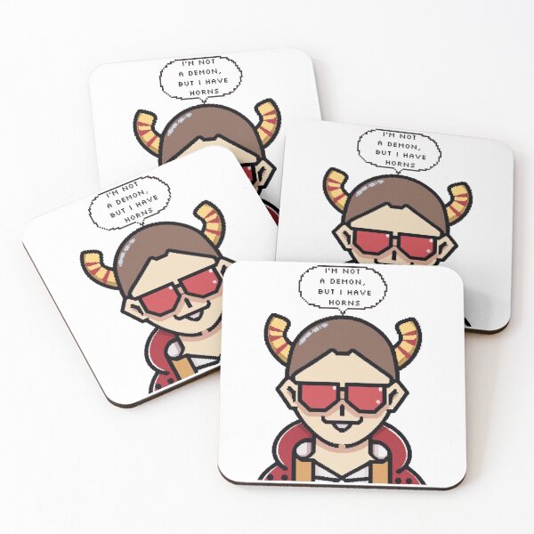 Item preview, I am not a demon, but I have horns | Pixel Style designed and sold by CircinusStore.