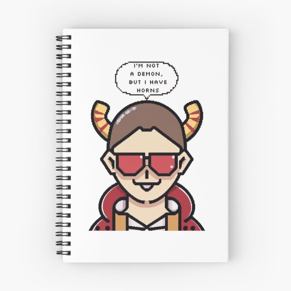 Item preview, I am not a demon, but I have horns | Pixel Style designed and sold by CircinusStore.