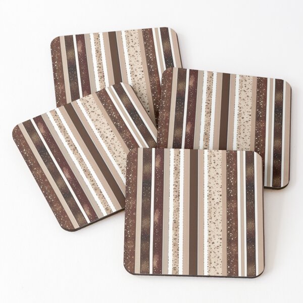 Item preview, Brown tan stripes designed and sold by Roxburylane.