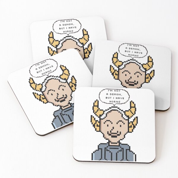 Item preview, I am not a demon, but I have horns, old man | Pixel Style designed and sold by CircinusStore.