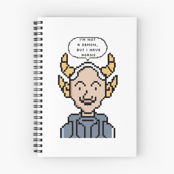 Item preview, I am not a demon, but I have horns, old man | Pixel Style designed and sold by CircinusStore.