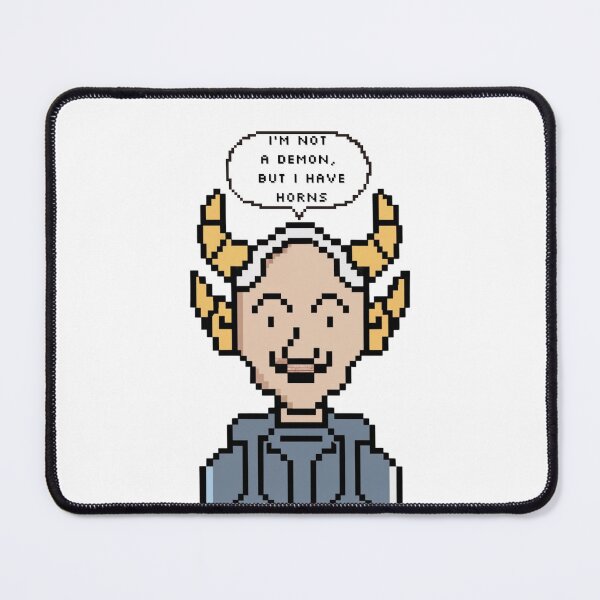 Item preview, I am not a demon, but I have horns, old man | Pixel Style designed and sold by CircinusStore.