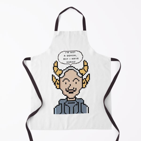 Item preview, I am not a demon, but I have horns, old man | Pixel Style designed and sold by CircinusStore.
