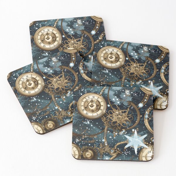 Item preview, Steampunk Winter III (large pattern) designed and sold by the-lamplighter.