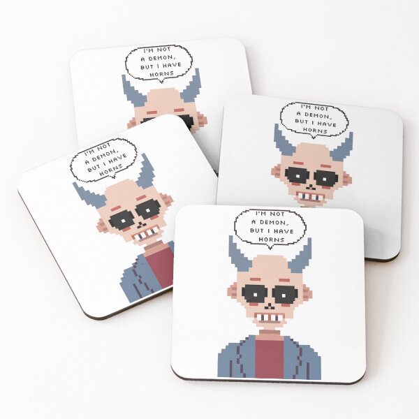 Item preview, I am not a demon, but I have horns | Pixel Style designed and sold by CircinusStore.